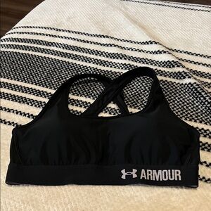 Under Armour Black Racerback Sports Bra